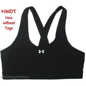 Women's Under Armour Sports Bra Athletic Black UA NWOT